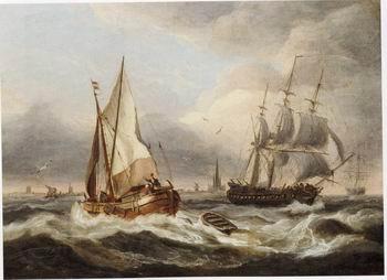 unknow artist Seascape, boats, ships and warships. 33
